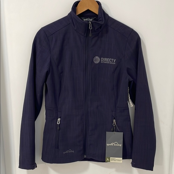 Eddie Bauer Women's Jacket with Direct TV Embroidered Logo - Picture 1 of 8